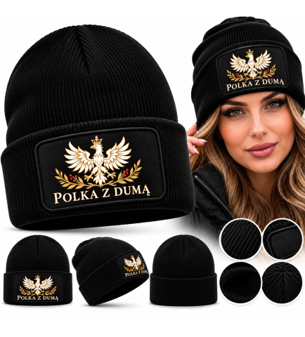 Czapka Zimowa Patriotyczna Polka Z Dumą